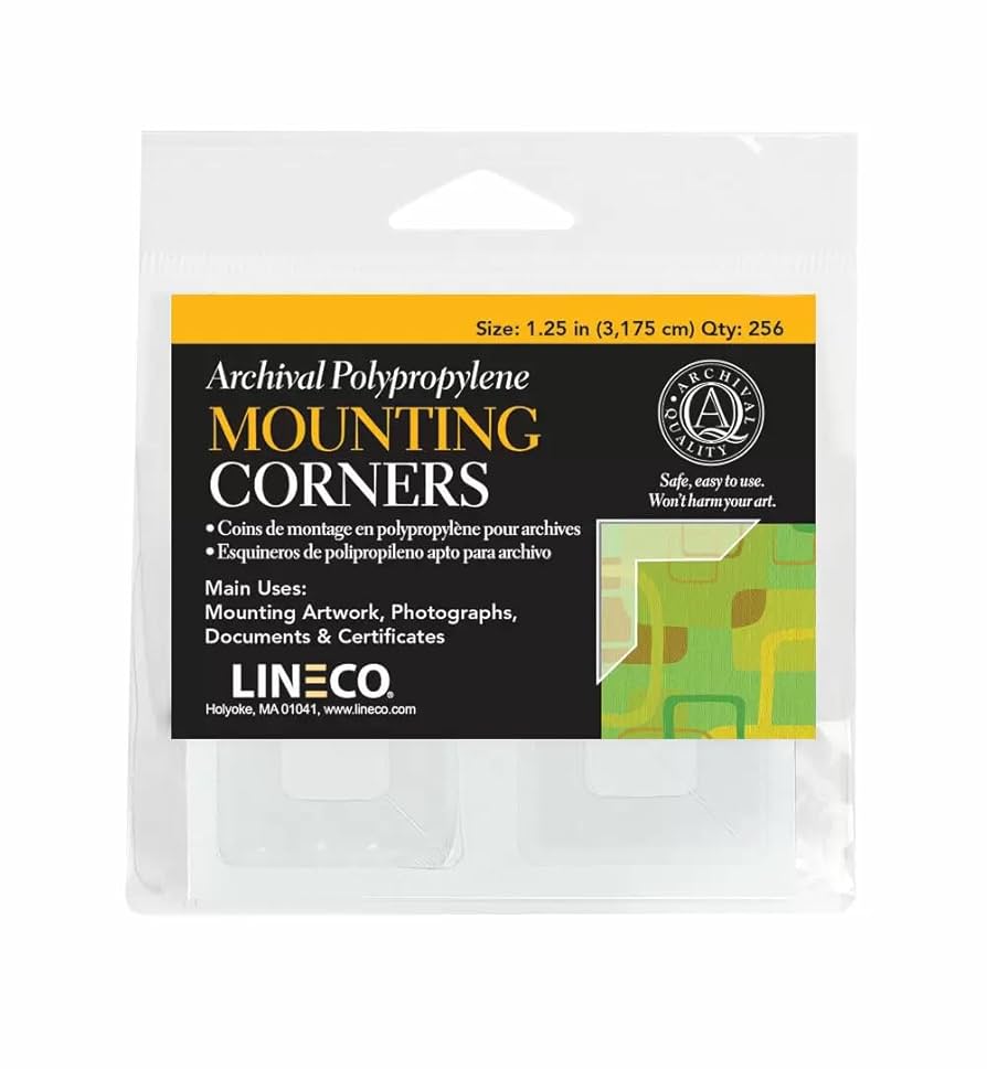 Amazon.co.jp: Lineco Polypropylene Photo Mounting Corners
